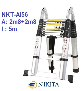 Thang Nhôm Rút Đôi Nikita AI56 - 5m6